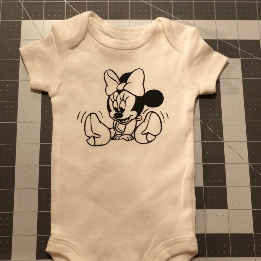 Minnie Mouse onesie